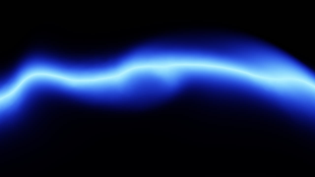 Futuristic flowing spiral blue waves
