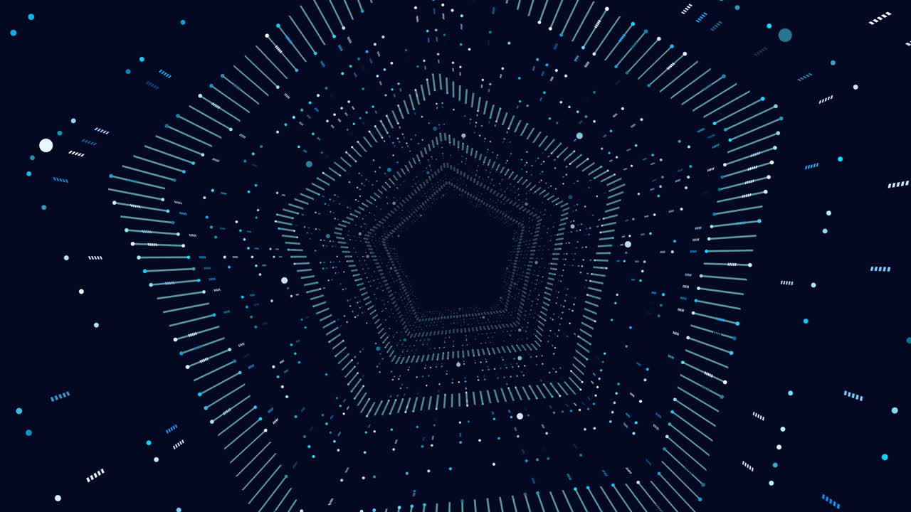 Mesmerizing Blue Hues With Futuristic Patterns