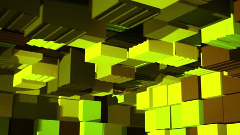 cubos geométricos 3d abstractos