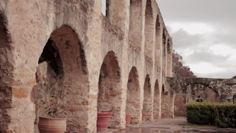 this is a shot of the mission san jose in san antonio, tx