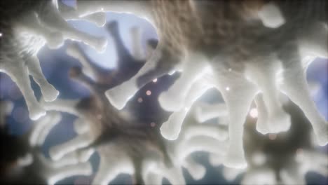 concepto de virus respiratorio coronavirus ncov