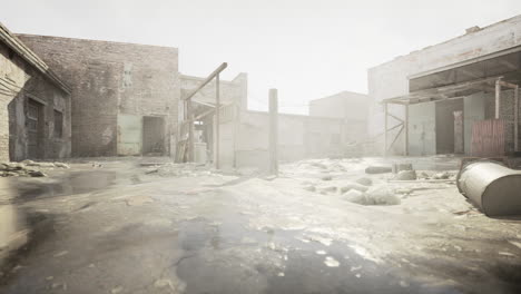 post-apocalyptic city ruins