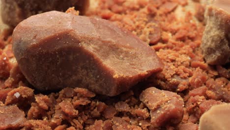 Jaggery-traditional-cane-sugar-cube-on-table