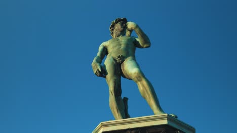 david statue at piazzale in florence