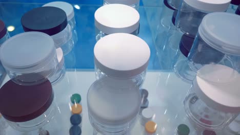 plastic jars, bottles, vials for medical, cosmetic, chemical or food industry