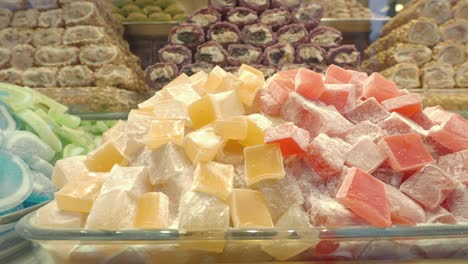 colorful turkish delight display