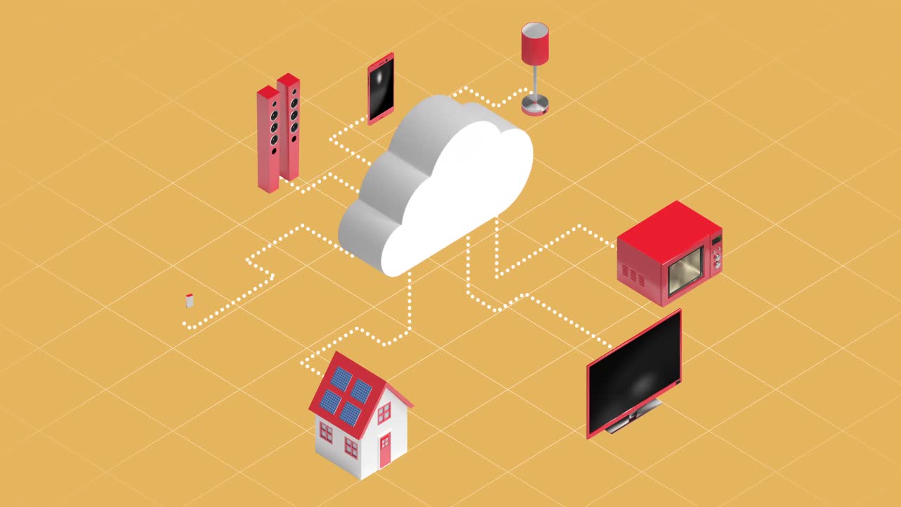 Home appliances connecting through cloud computing