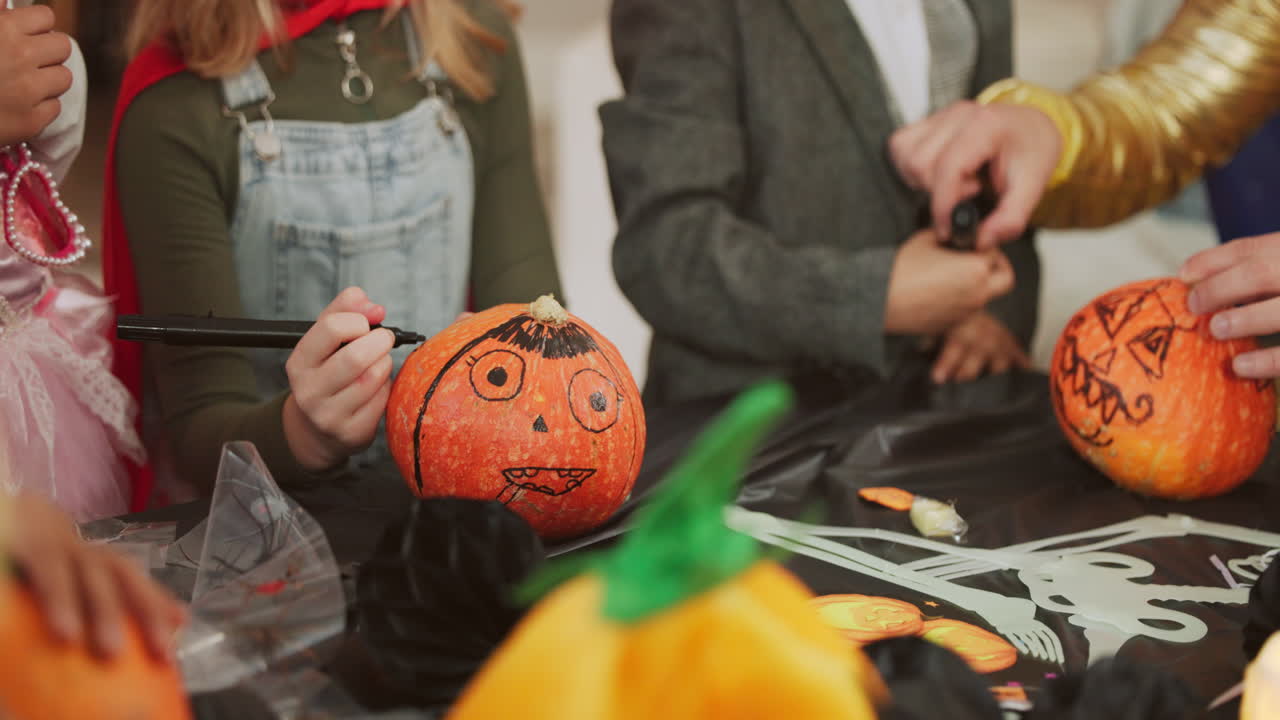 Halloween Pumpkin Decorating Party