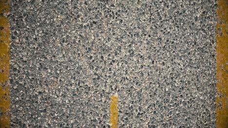 moving on the road. animation. running yellow lane markings