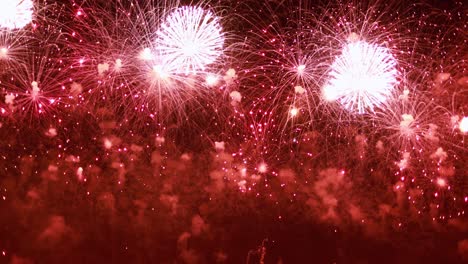 Buntes-Feuerwerk-Explodiert-Am-Nachthimmel.-Feiern-Und-Events-In-Leuchtenden-Farben.