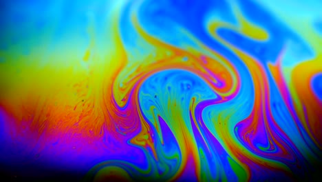 colores en movimiento, efecto líquido, burbujas de jabón