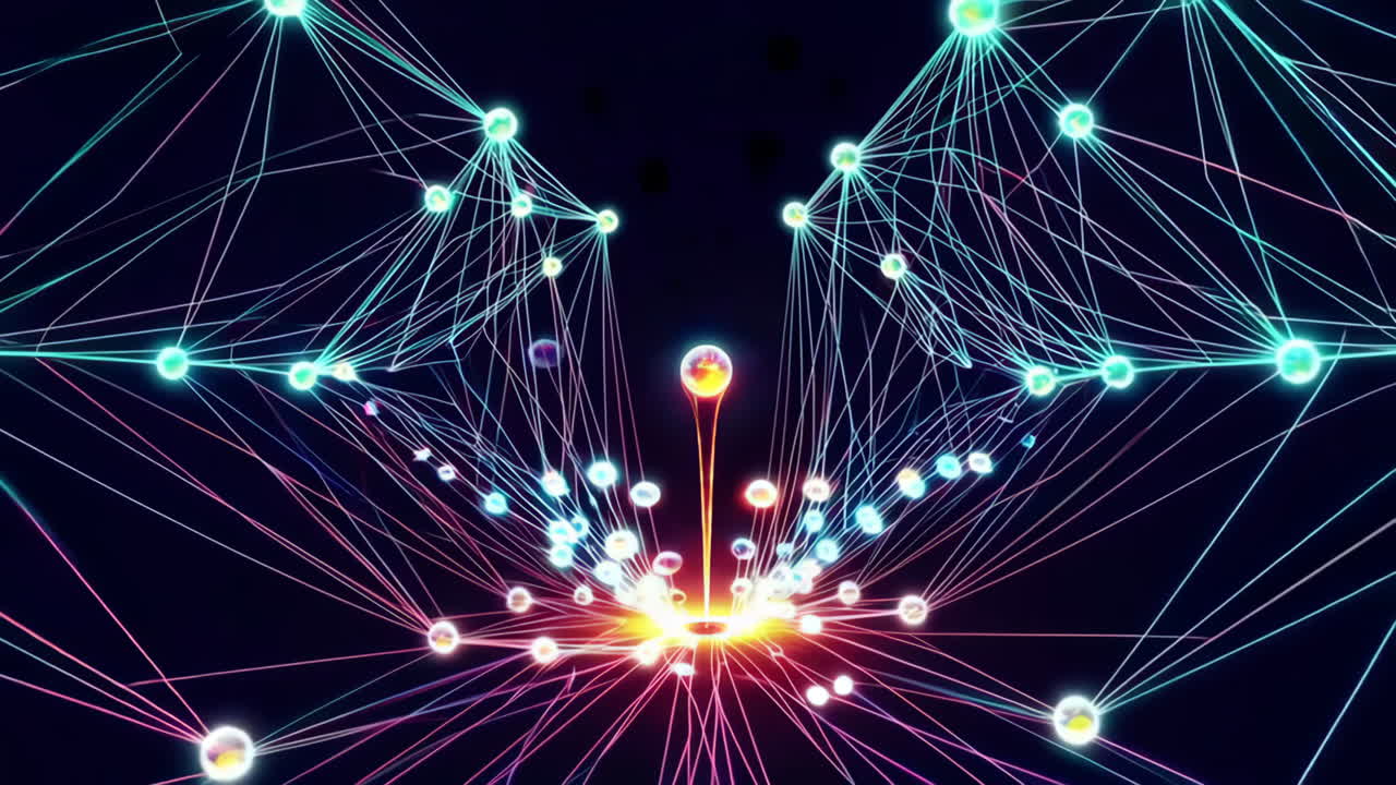 visualización de la red abstracta