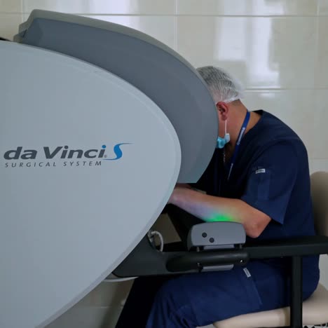 surgery with robotic surgeon
