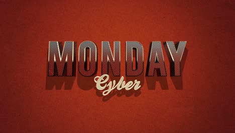 Retro-Cyber-Monday-text-on-red-grunge-texture-in-80s-style-1