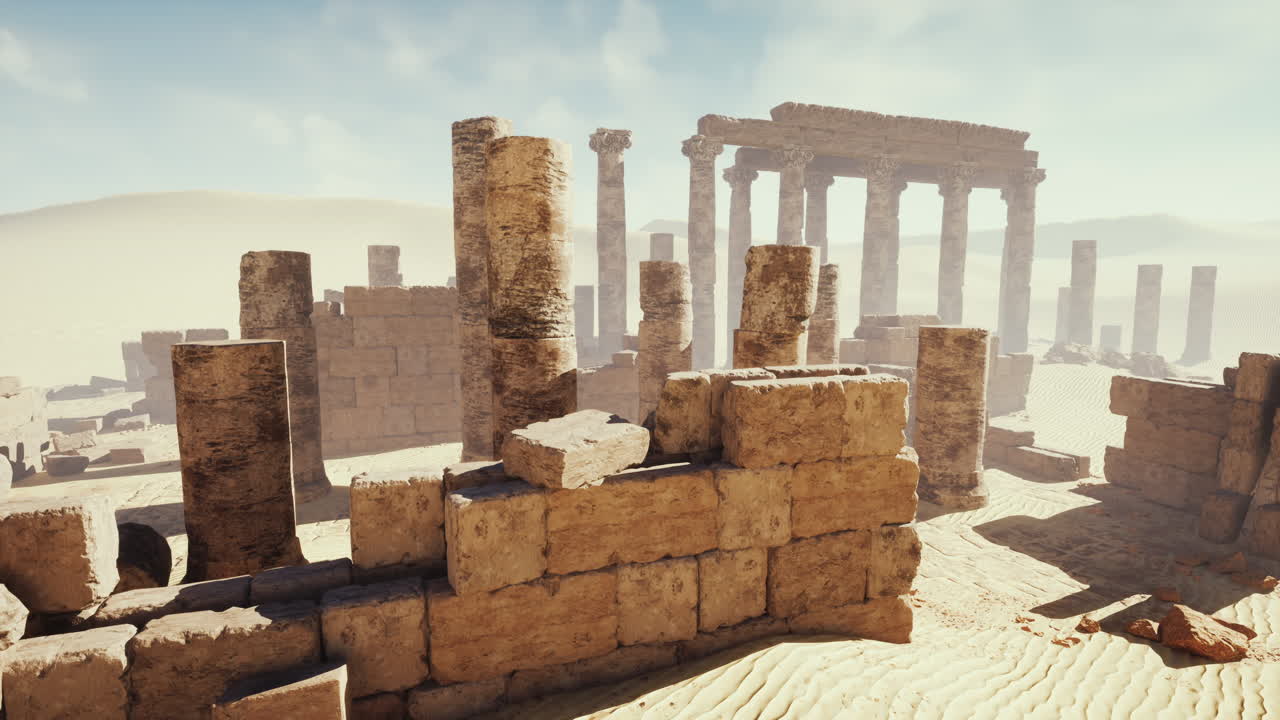 고대 도시 팔미라의 유적