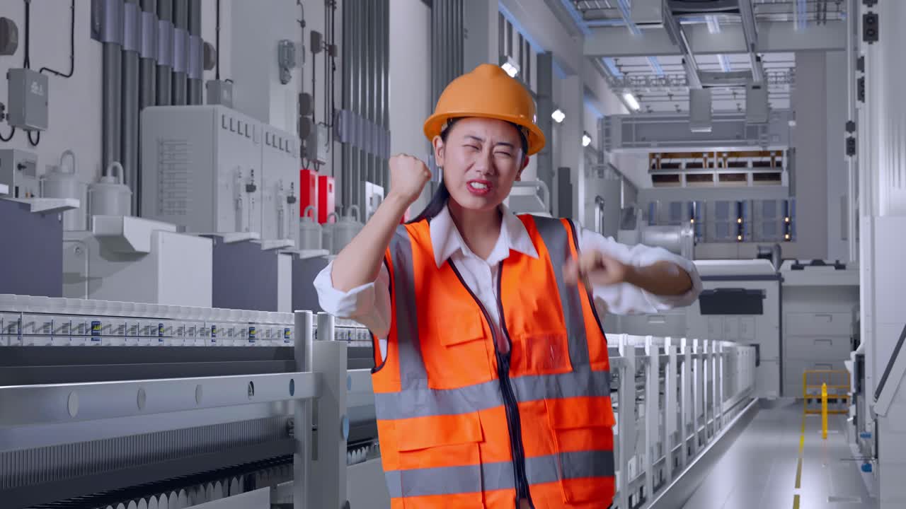 행복한 공장 노동자