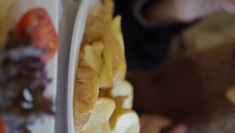 plate of french fries