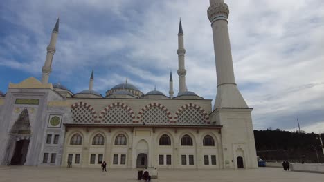 exterior view of a beautiful mosque