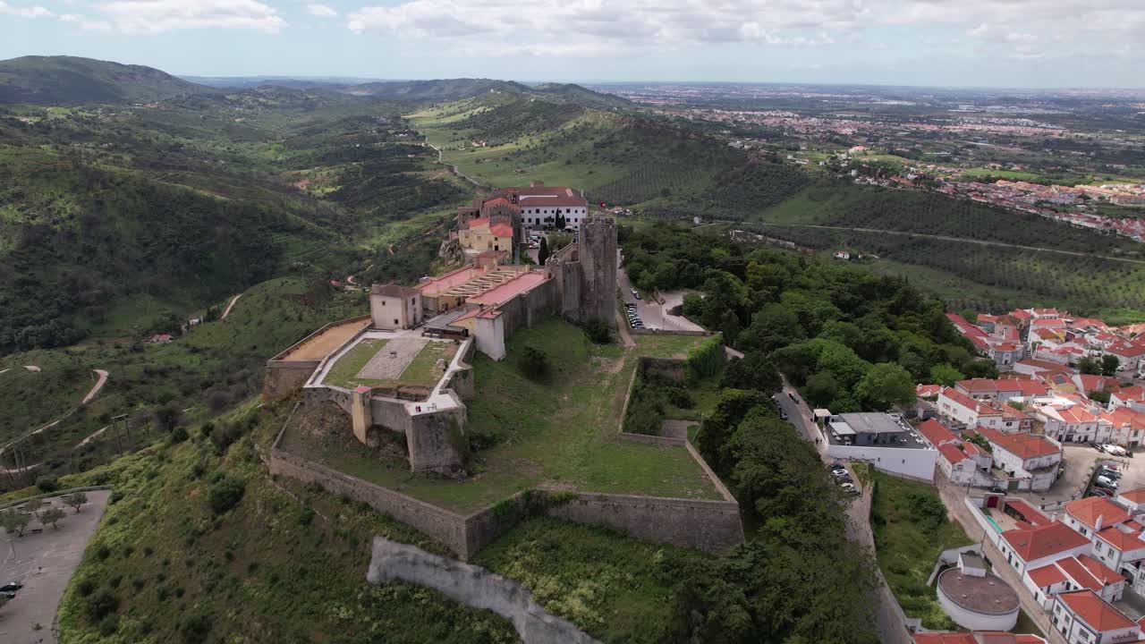 Portogallo, Città di Palmela Veduta Aerea 04.