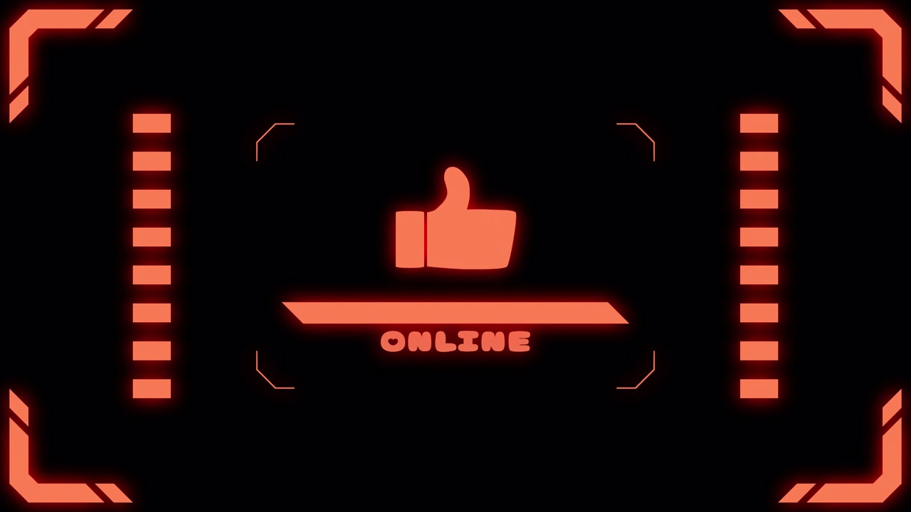 Virtual connection neon good Transitions. 1080p - 30 fps - Alpha Channel (2)