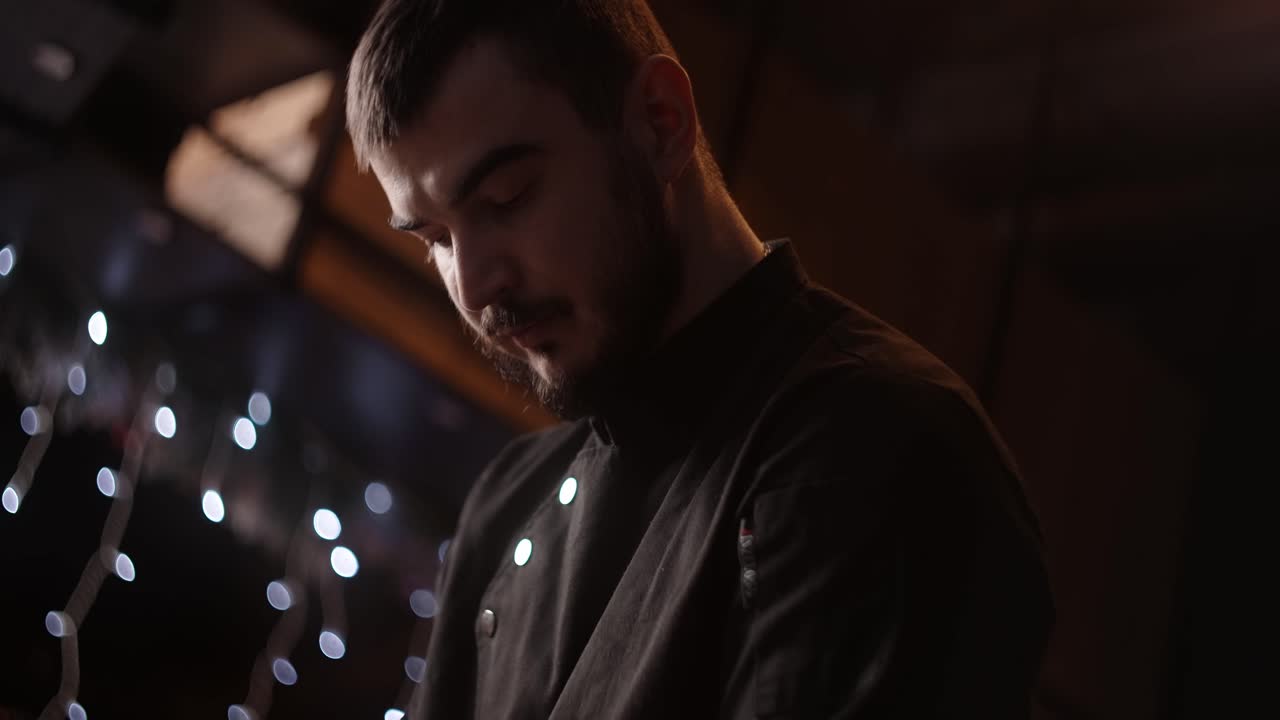 Chef Focused on Preparation