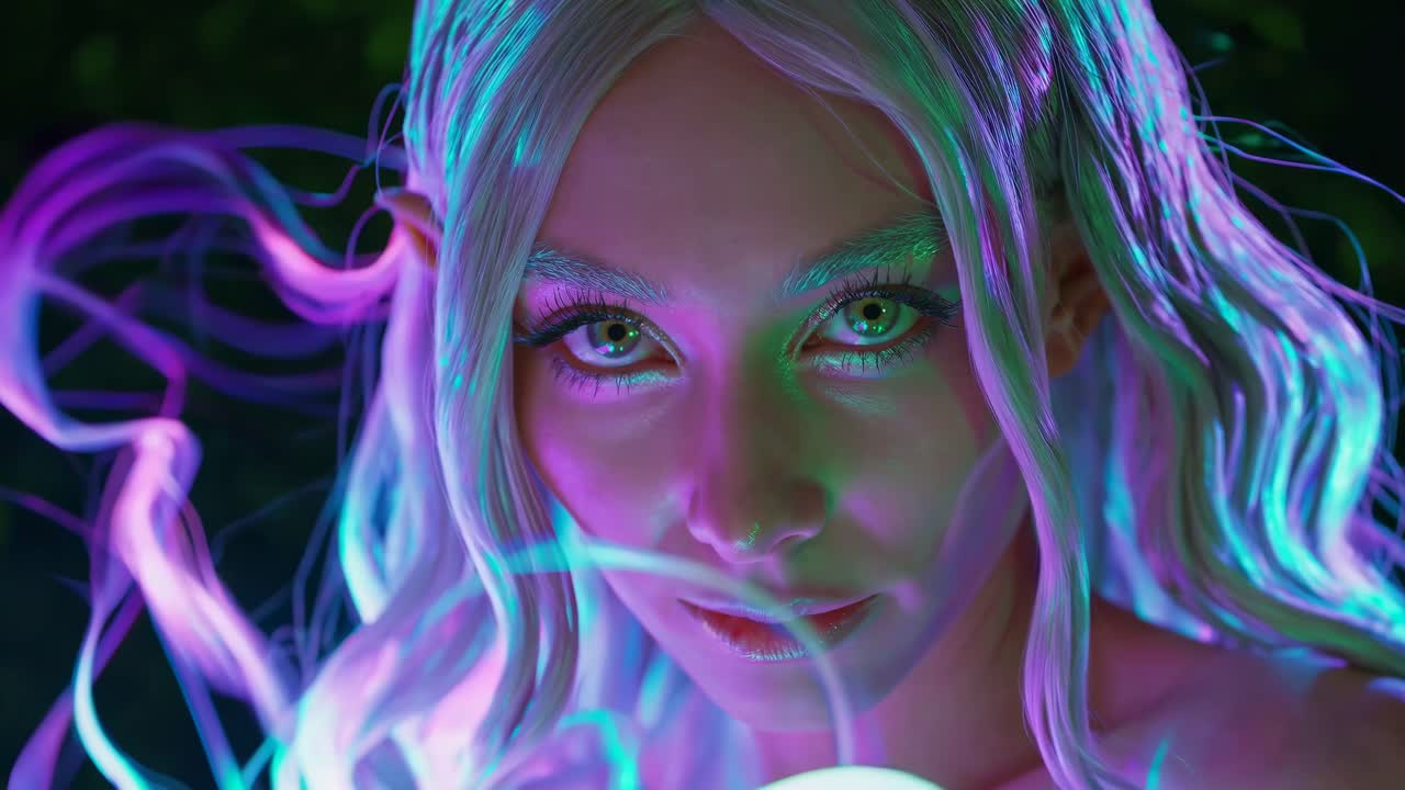 Glowing Elf Portrait