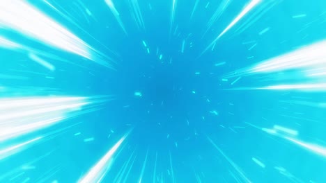 manga or comic book lines animation. action speed effects with clouds. sun rays, explosion, power. hyper speed warp loop animation. radial lines.