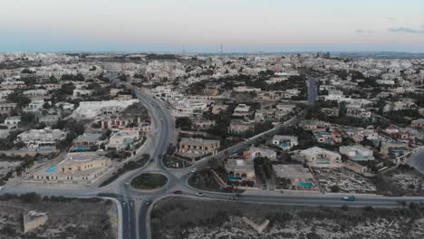 Video-Aéreo-De-Drones-De-Malta,-Naxar-Y-Alrededores