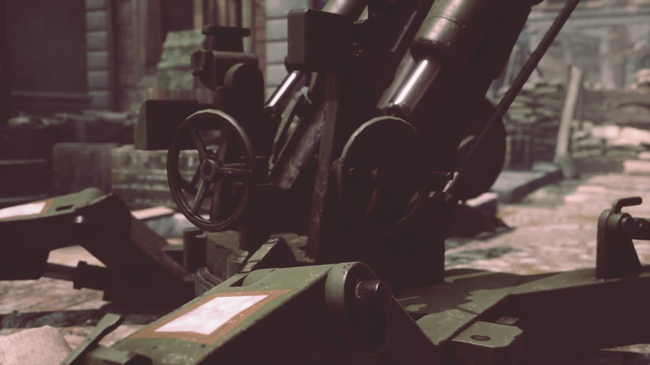 도시에서 대포 총