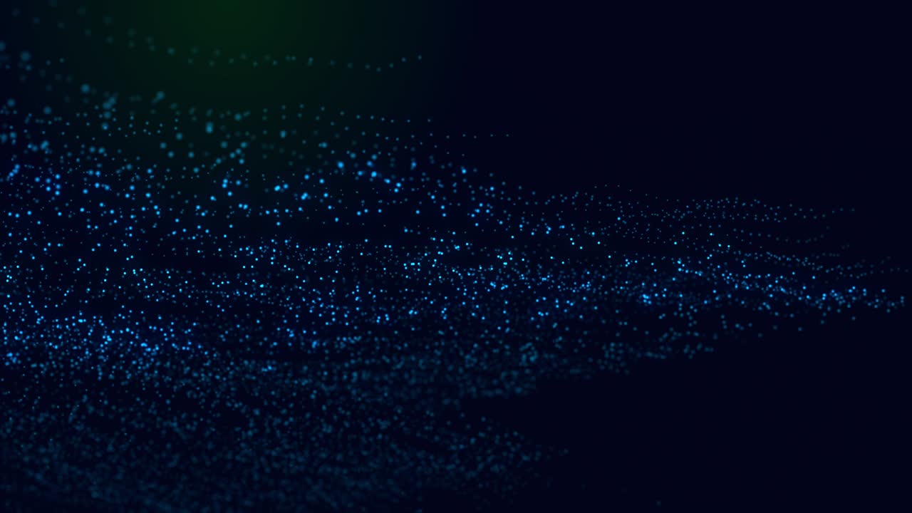 Blue Particle background endless stock video