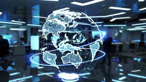 global network visualization