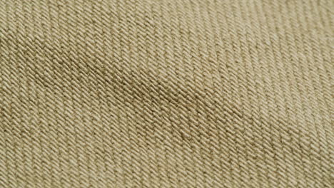 close-up view of beige woven fabric