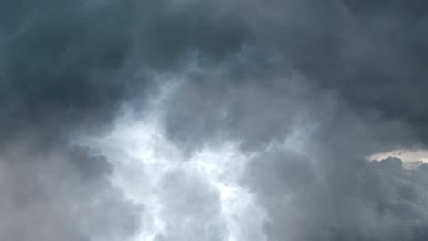 dramatic lightning in the cloudy sky, nature thunderstorms