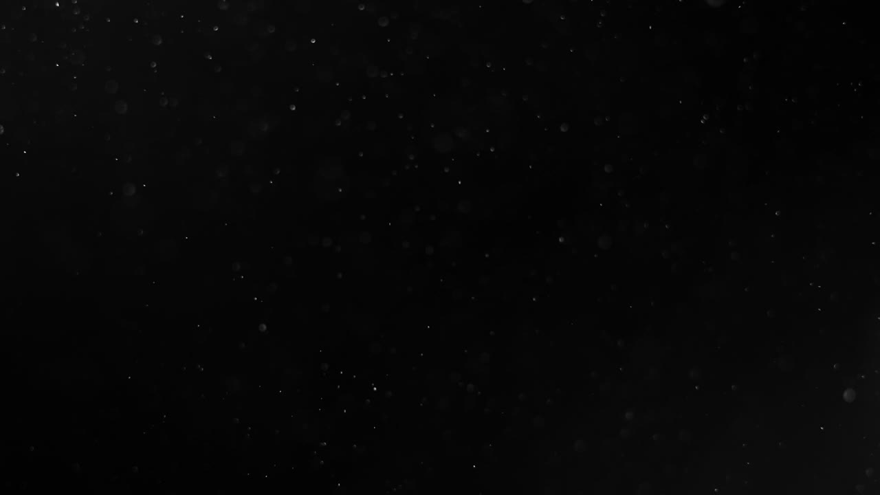 Sparkling magical dust particles