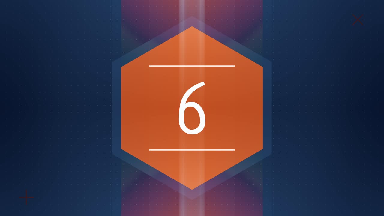 애니메이션 카운트다운 디스플레이