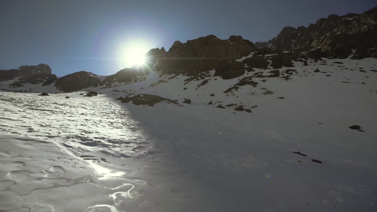 아틀라스 산맥의 눈