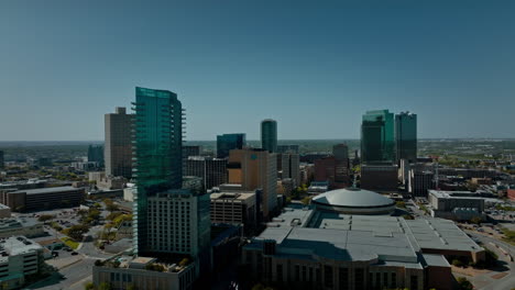 fort worth downtown district city skyscrapers