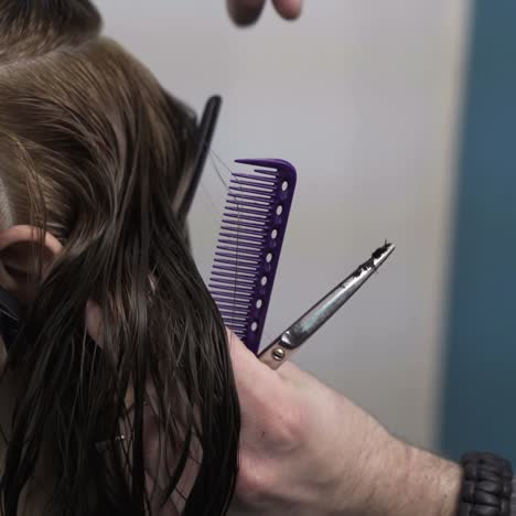 peluquero de cabello femenino