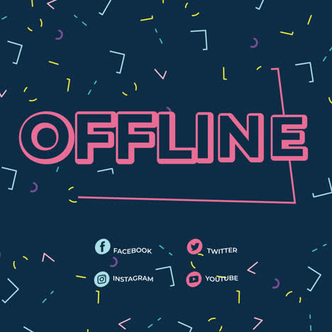 offline social media status