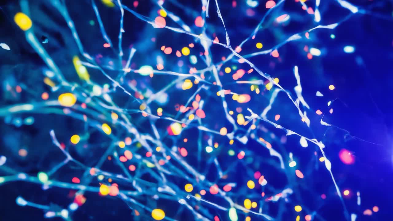 luces bokeh abstractas