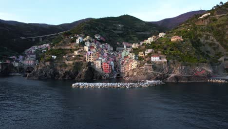 Drone-Footage-Of-Riomaggiore