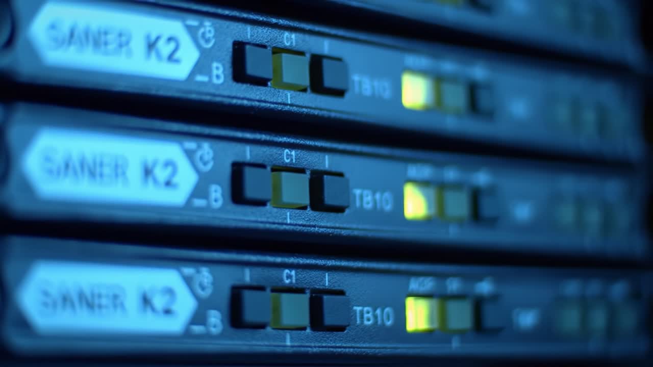 Discover the sophisticated server infrastructure operating within a contemporary data center. Learn about the technology behind data management and storage solutions.