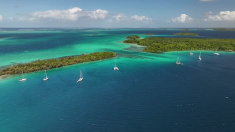 beauty in nature. lush green pacific islands, vava'u tonga. tranquil scene, vacation, exotic destination.