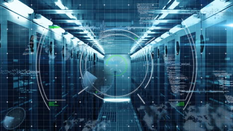 animation of scope scanning and data processing over computer servers