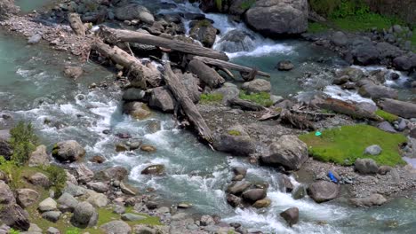 Scenic River Views in a Mountain Valley