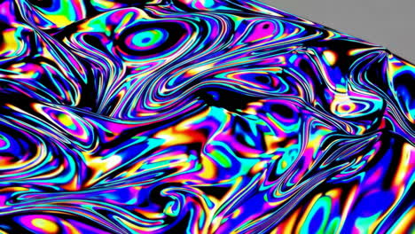 vibrant iridescent swirls abstract background