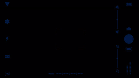 Phone camera LIVE animated overlay.  1080p - 30 fps - Alpha Channel (1)