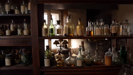 vintage pharmacy display