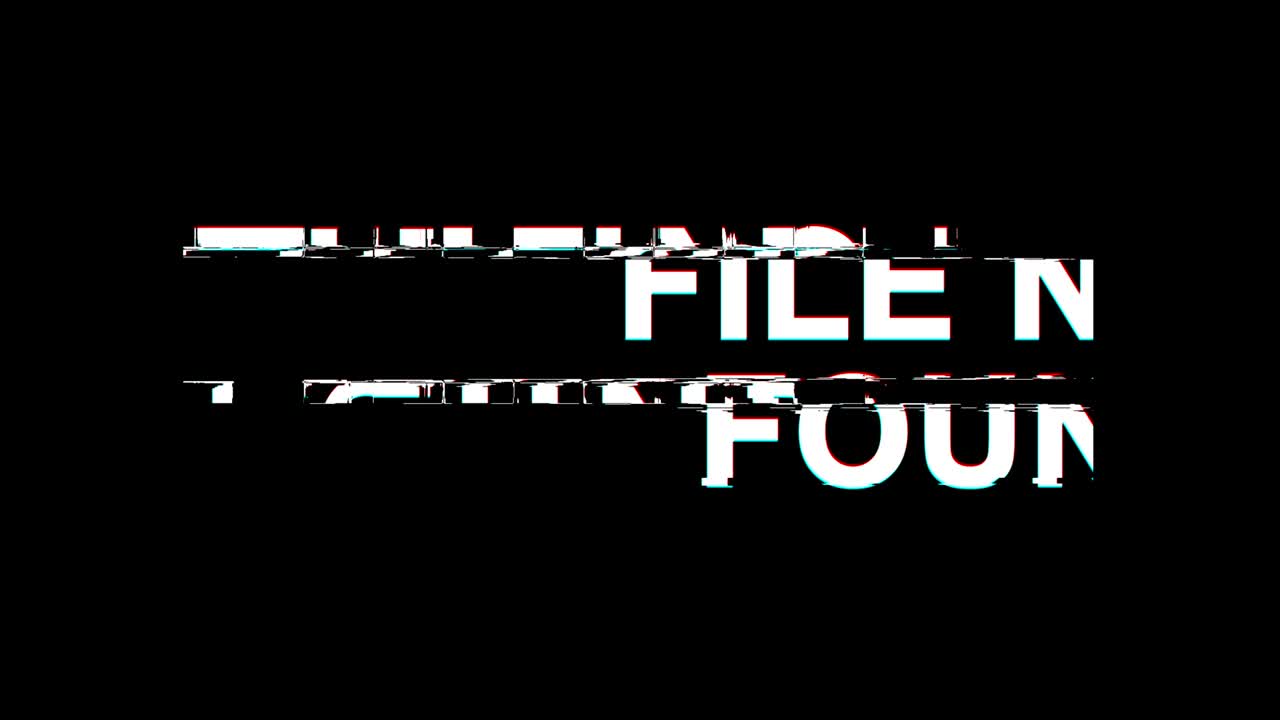 파일이 발견되지 않았습니다.글리치 효과 텍스트 디지털 tv 왜곡 4k 루프 애니메이션