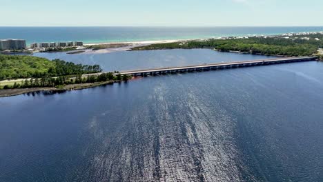 lake powell florida high aerial